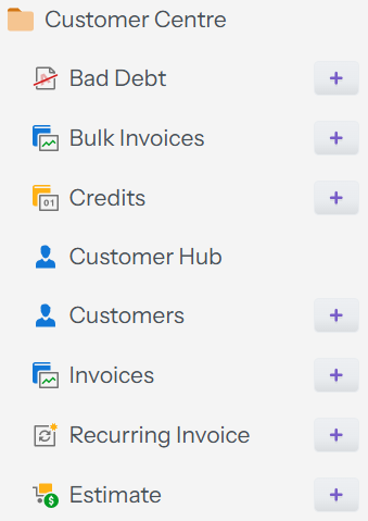 Customer Centre Category